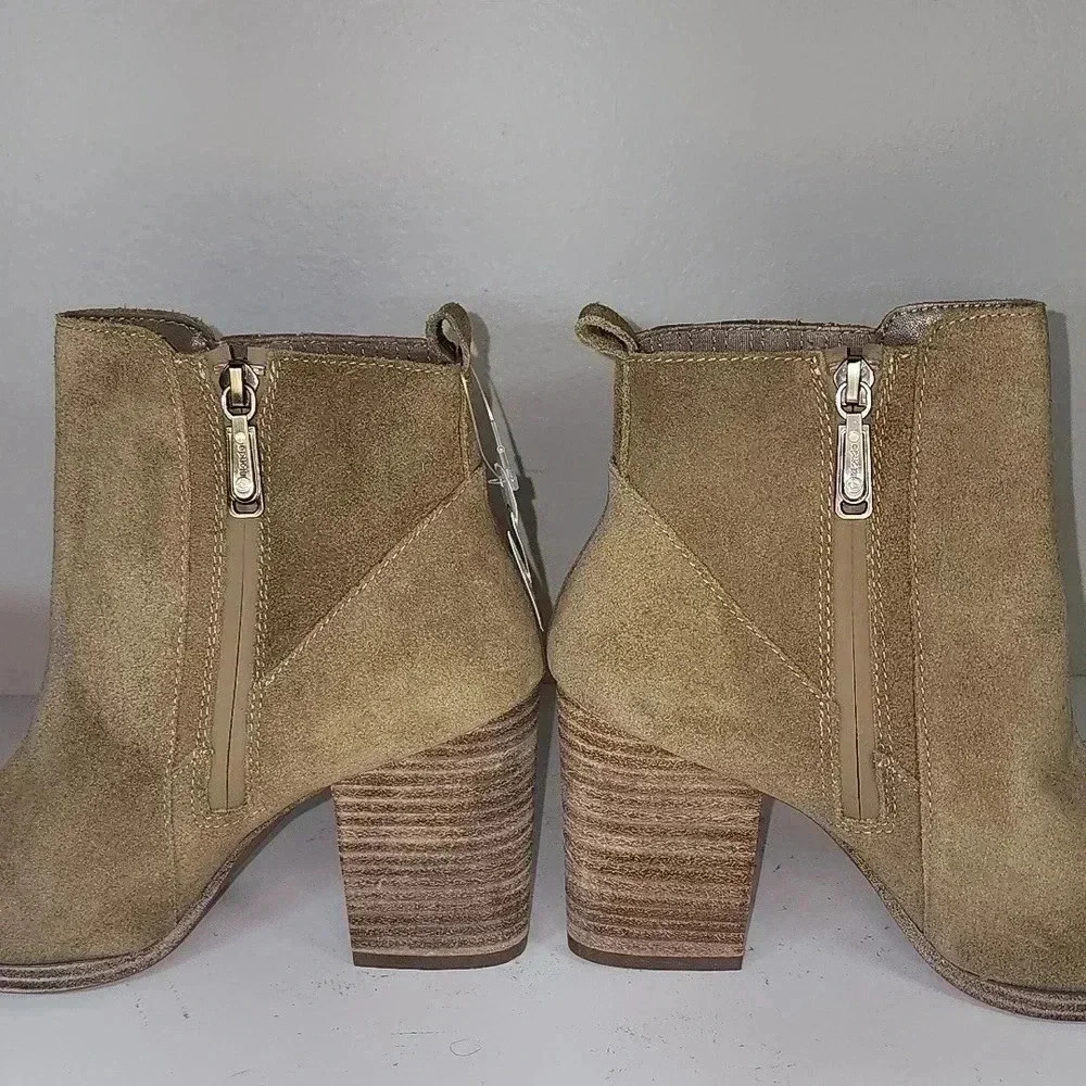 Blondo Reese waterproof size 8.5 ankle boot in taupe suede nwob - Picture 7 of 9